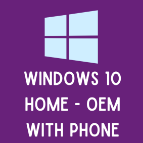 Windows 10 Home - OEM - Digital License Key (Phone Activation)