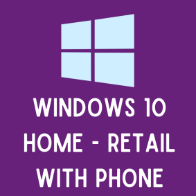 Windows 10 Home - Retail - Digital License Key (Phone Activation)