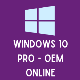 Windows 10 Pro - OEM - Digital License Key (Online Activation)