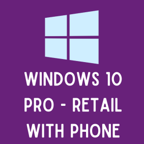 Windows 10 Pro - Retail - Digital License Key (Phone Activation)