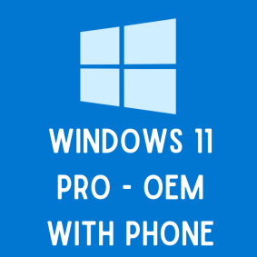 Windows 11 Pro - OEM - Digital License Key (Phone Activation)